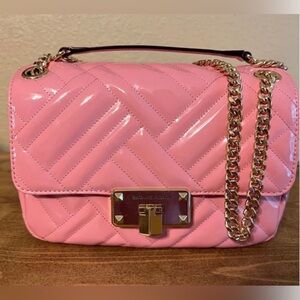 Michael Kors Peyton Shoulder Flap Bag – Carnation Vegan Leather